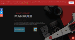 Desktop Screenshot of motorsportmanager.com