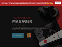 Tablet Screenshot of motorsportmanager.com